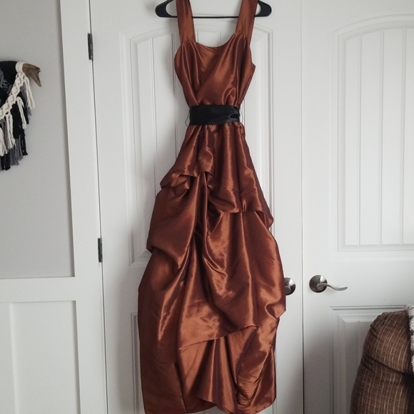 pacificplex Dresses & Skirts - LAST CHANCE Beautiful copper ruffled dress